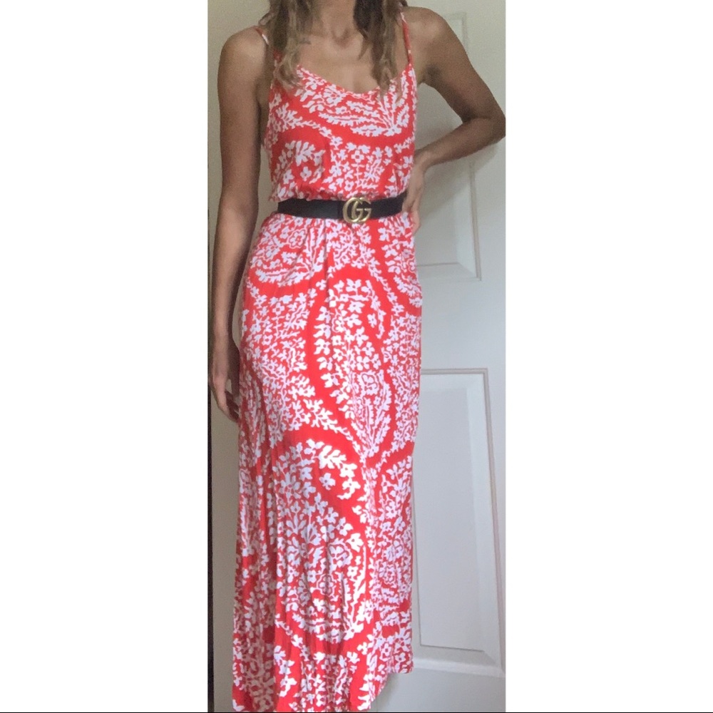 Gap Red Maxi Dress